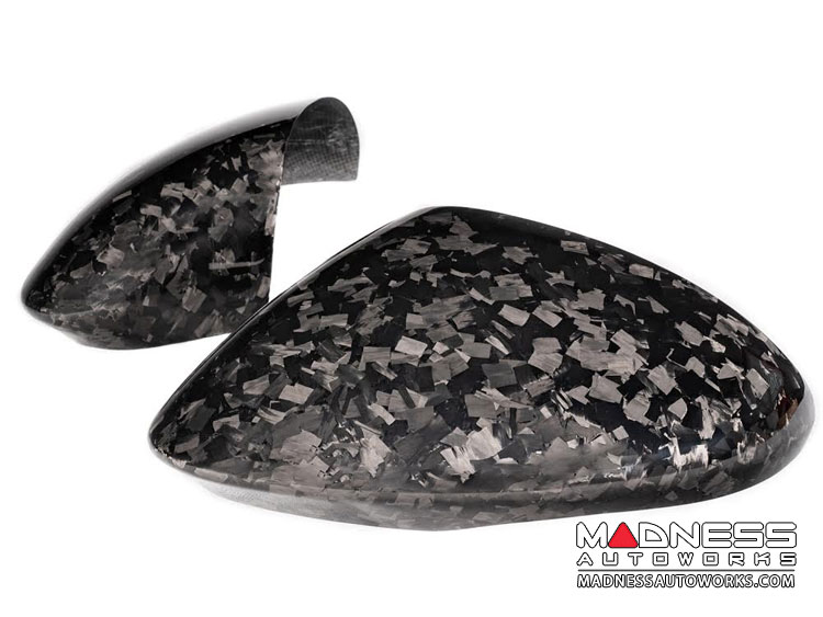 Maserati Grecale Mirror Covers - Carbon Fiber - Caps - Feroce Carbon - Forged Carbon